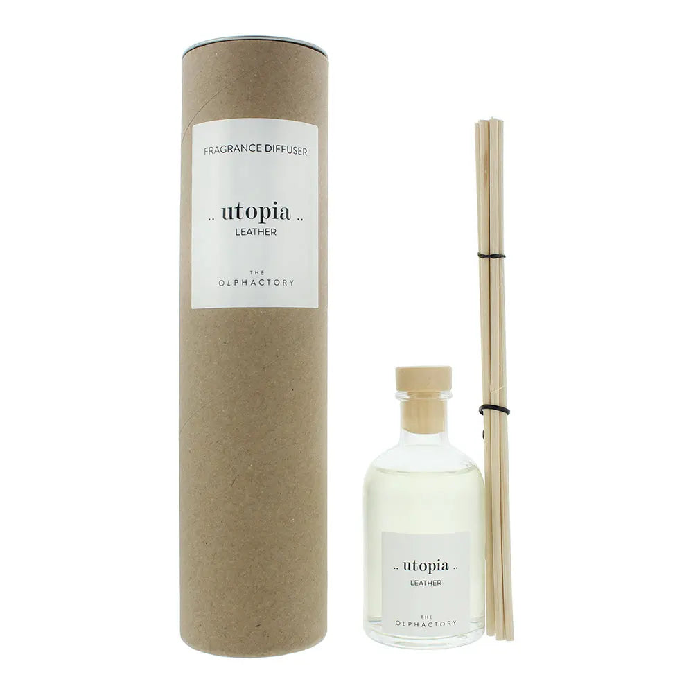 The Olphactory Utopia Leather Reed Diffuser 100ml The Olphactory