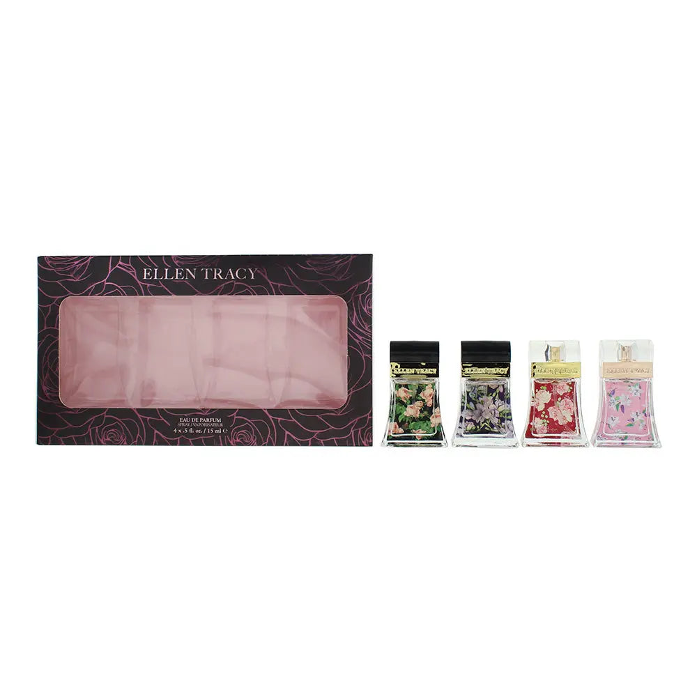 Ellen Tracy Classic Florals Best Sellers Coffret 4 Piece Gift Set: EDP 4 x 15ml Classic