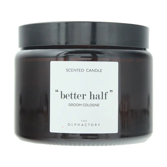 The Olphactory Better Half Groom Cologne Scented Candle 360g The Olphactory