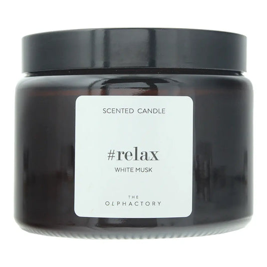 The Olphactory Relax White Musk Scented Candle 360g The Olphactory