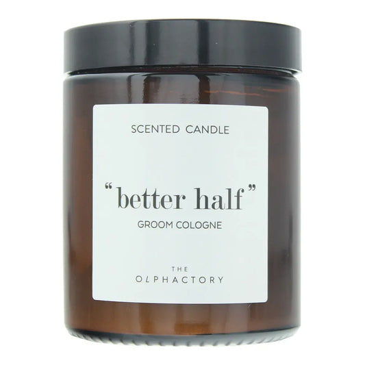The Olphactory Better Half Groom Cologne Scented Candle 135g The Olphactory