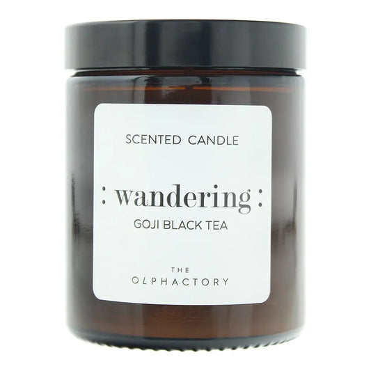 The Olphactory Wandering Goji Black Tea Scented Candle 135g The Olphactory