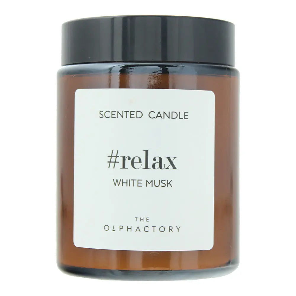 The Olphactory Relax White Musk Scented Candle 135g The Olphactory