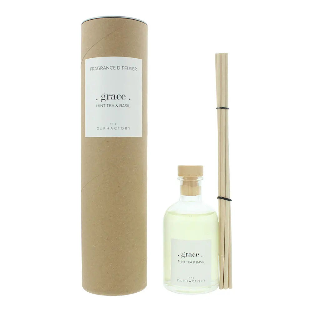 The Olphactory Grace Mint Tea  Basil Reed Diffuser 100ml The Olphactory