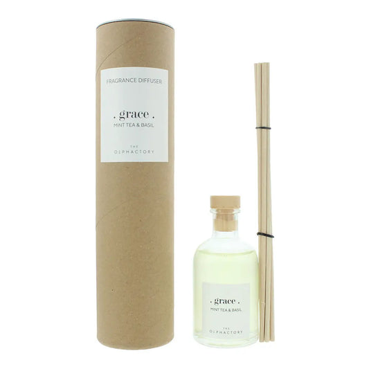 The Olphactory Grace Mint Tea  Basil Reed Diffuser 100ml The Olphactory