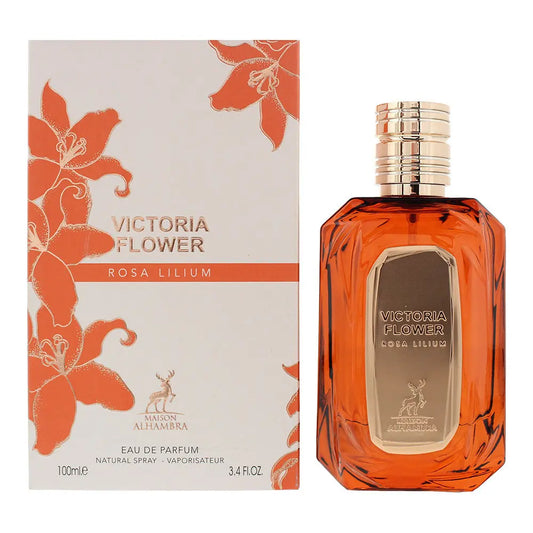 Lattafa Victoria Flower Rosa Lilium Eau de Parfum 100ml Lattafa