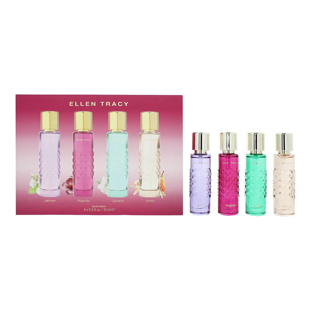 Ellen Tracy Quilted Replica Coffret 4 Piece Gift Set: EDP 4 x 15ml Quilted