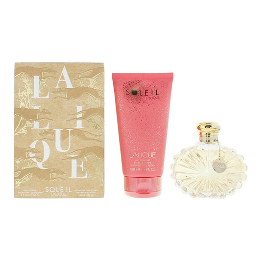Lalique Soleil 2 Piece Gift Set: Eau de Parfum 50ml - Body Lotion 150ml Soleil