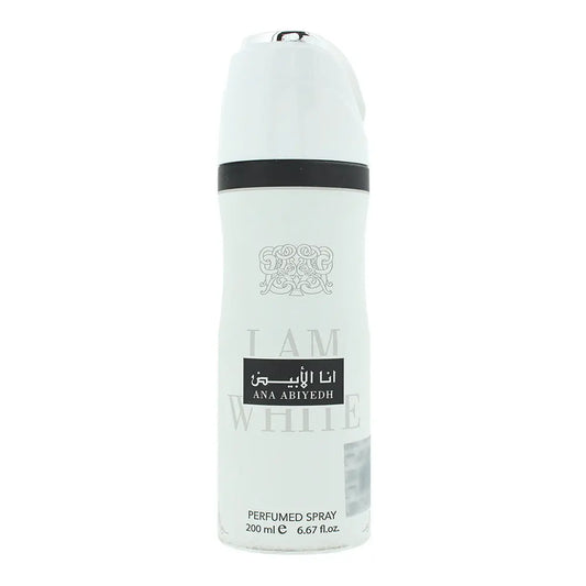 Lattafa Ana Abiyedh I Am White Perfumed Deodorant Spray 200ml Lattafa
