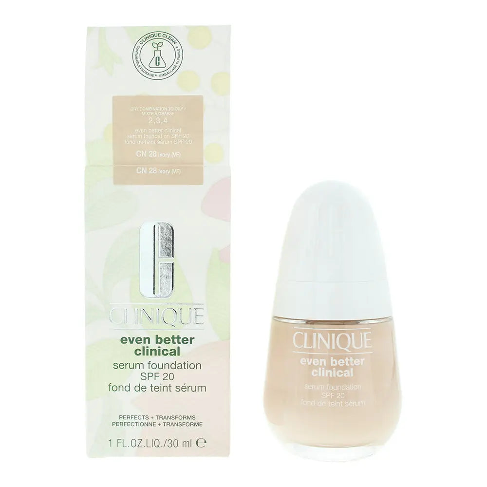 Clinique Even Better Spf 20 Cn28 Ivory Serum Foundation 30ml Even Better