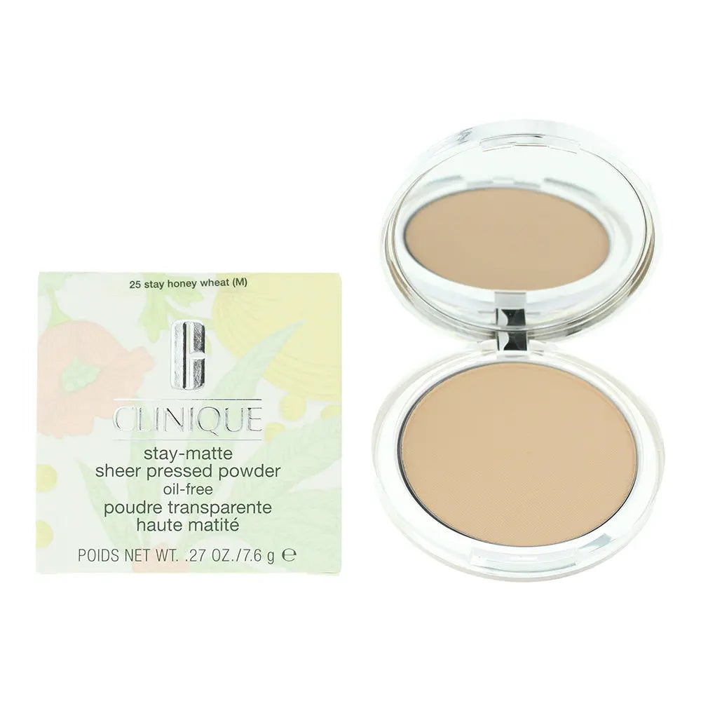 Clinique Stay Matte Sheer Stay Honey Wheat Pressed Powder 7.6g Stay Matte