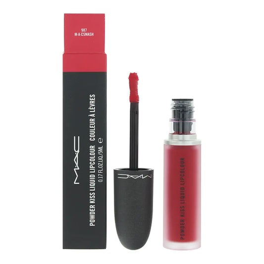 MAC Powder Kiss 987 Mac Smash Liquid Lip Colour 5ml MAC Cosmetics