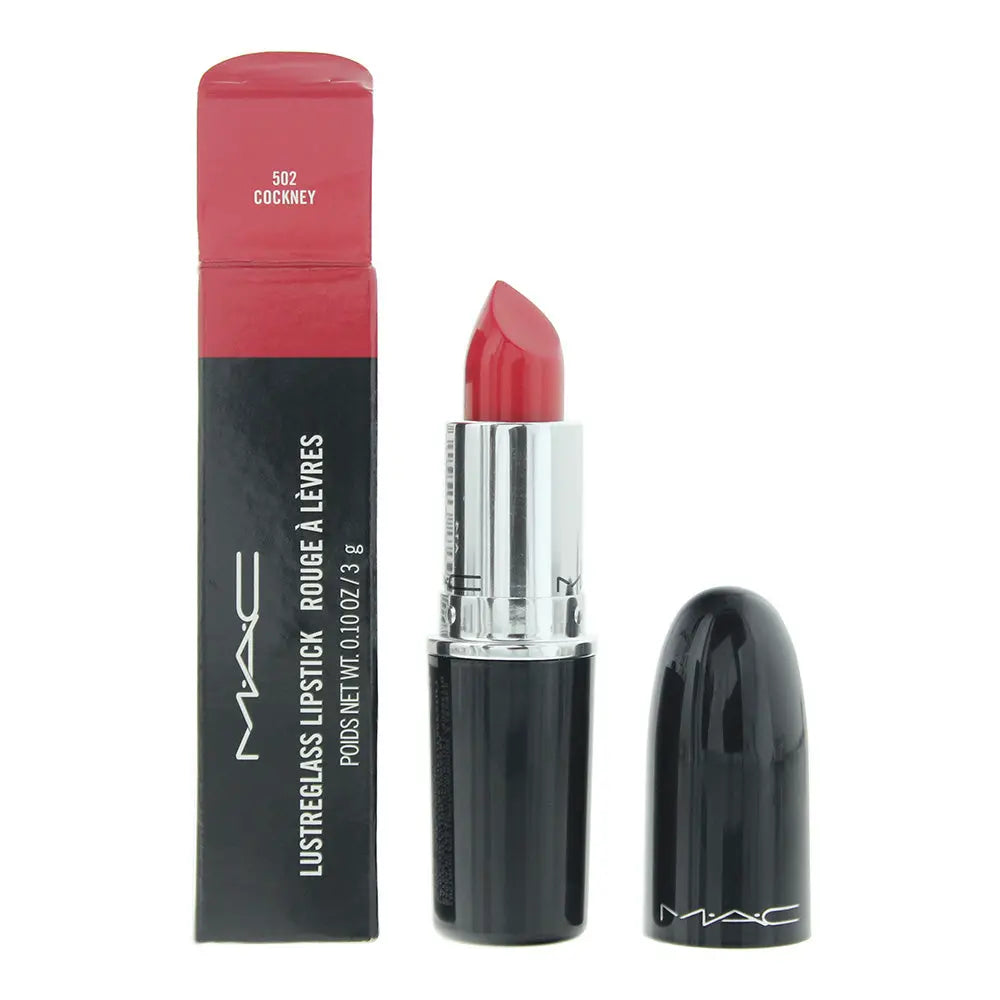 MAC Lustreglass 502 Cockney Lipstick 3g Lustreglass