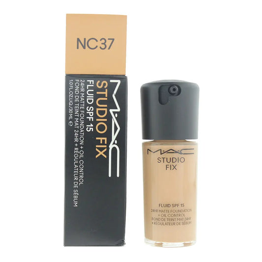 MAC Studio Fix Fluid Spf 15 NC37 Foundation 30ml Studio Fix