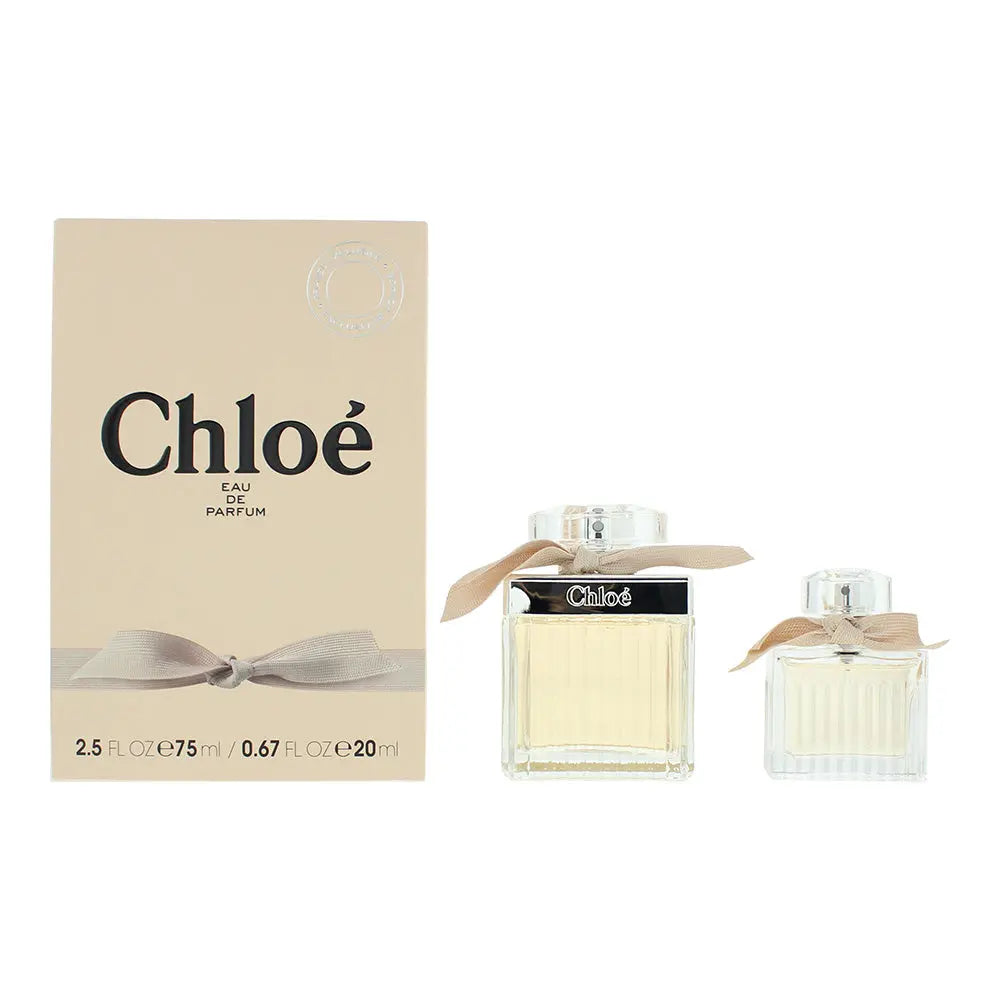 Chloé 2 Piece Gift Set: Eau de Parfum 75ml - Eau de Parfum 20ml Chloé