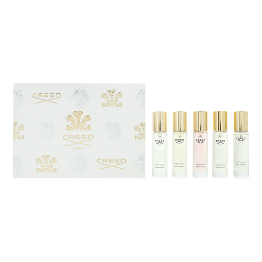 Creed 5 Piece Gift Set: Eau De Parfum 10ml - Aventus Eau de Parfum 10ml - Love In White Eau de Parfum 10ml - W Eau de Parfum 10ml - Eau de Parfum 10ml Creed