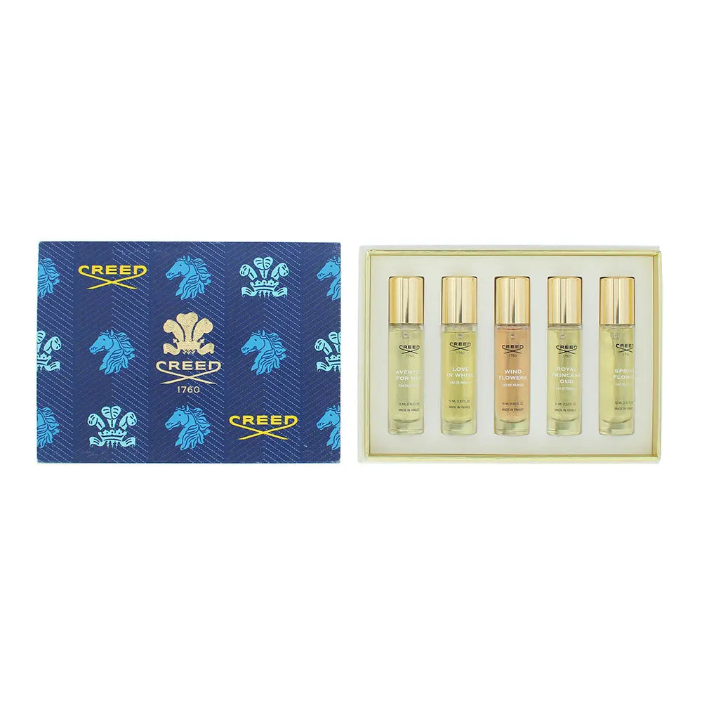 Creed 5 Piece Gift Set: Aventus For Her Eau de Parfum 10ml - Love In Eau de Parfum 10ml - Eau de Parfum 10ml - Eau de Parfum 10ml - Eau de Parfum 10ml Creed
