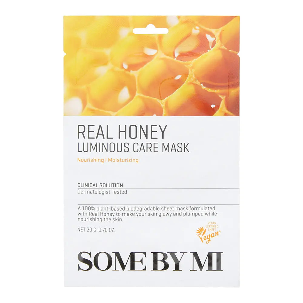 Some By Mi Real Honey Luminous Sheet Mask 20g Some By Mi