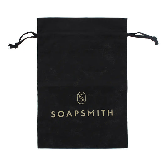 Soapsmith Black Drawstring Bag Soapsmith