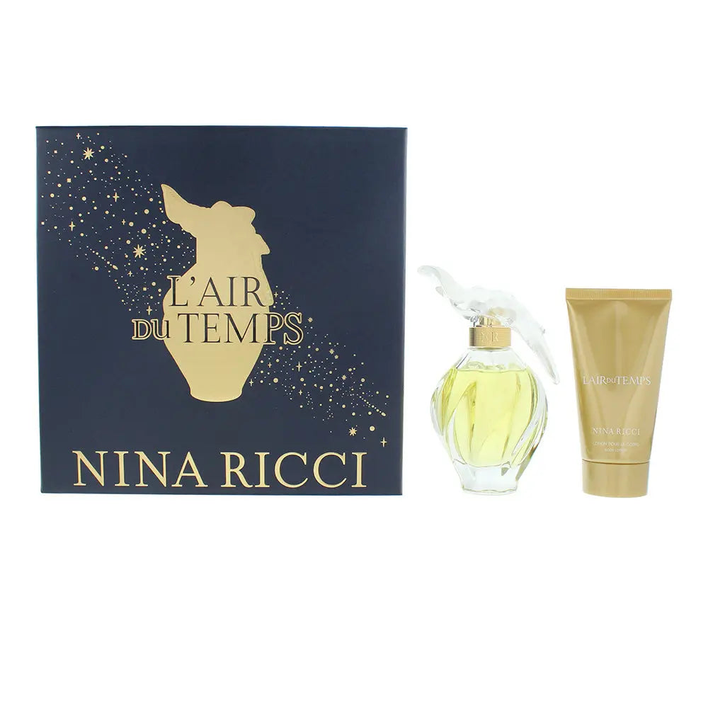 Nina Ricci L'air Du Temps 2 Piece Gift Set: Eau de Toilette 100ml - Body Lotion 75ml Nina Ricci