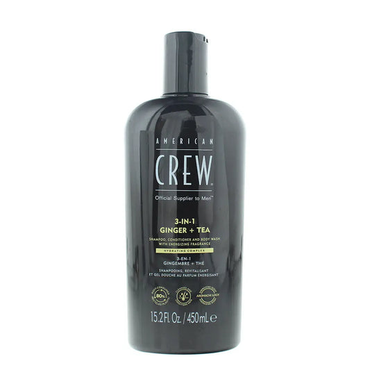 American Crew 3-In-1 Ginger + Tea Shampoo 450ml American Crew