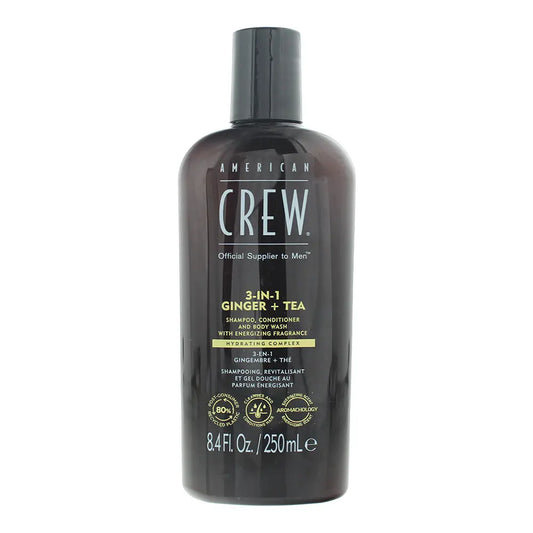American Crew 3-In-1 Ginger + Tea Shampoo 250ml American Crew