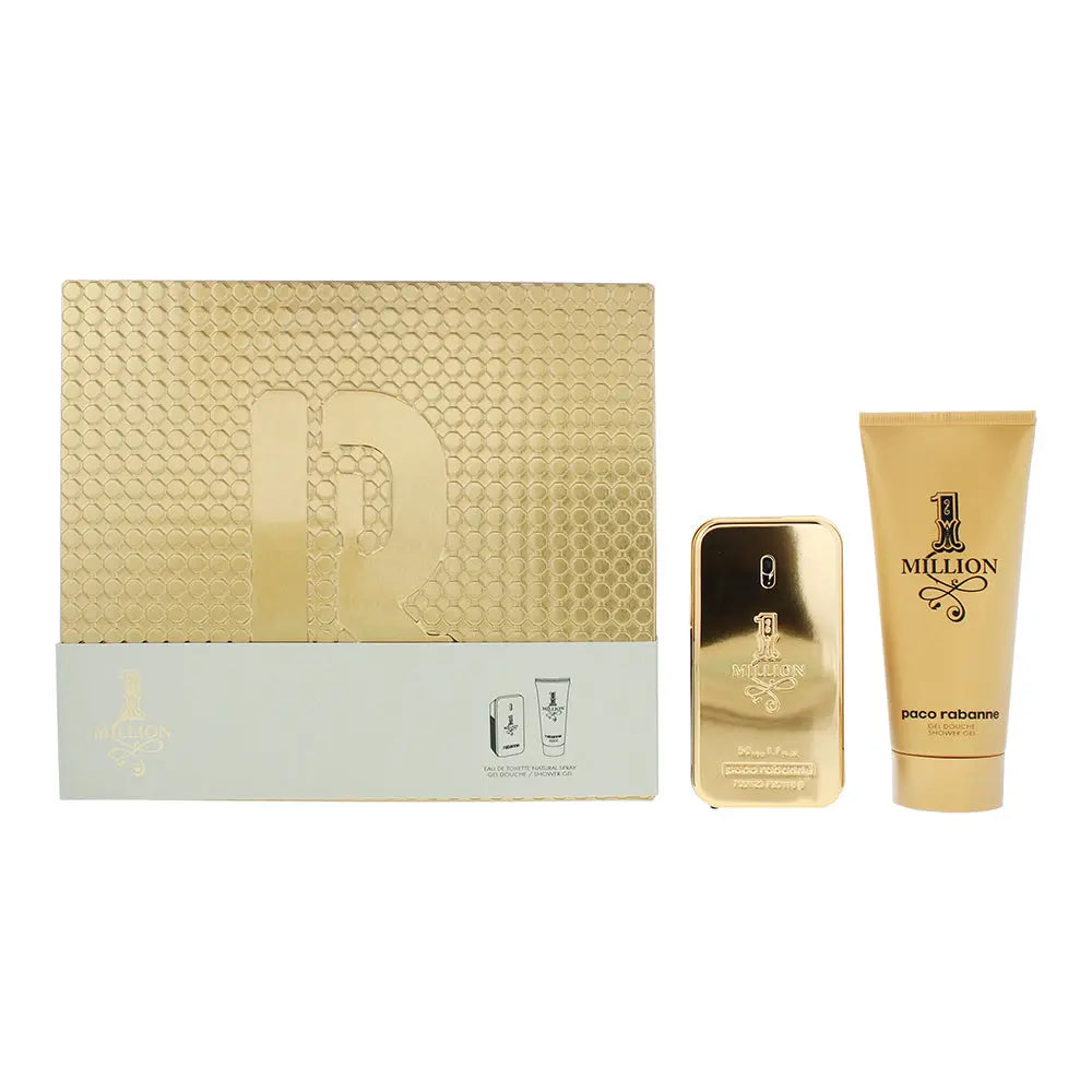 Rabanne 1 Million 2 Piece Gift Set: Eau de Toilette 50ml - Shower Gel 100ml Paco Rabanne