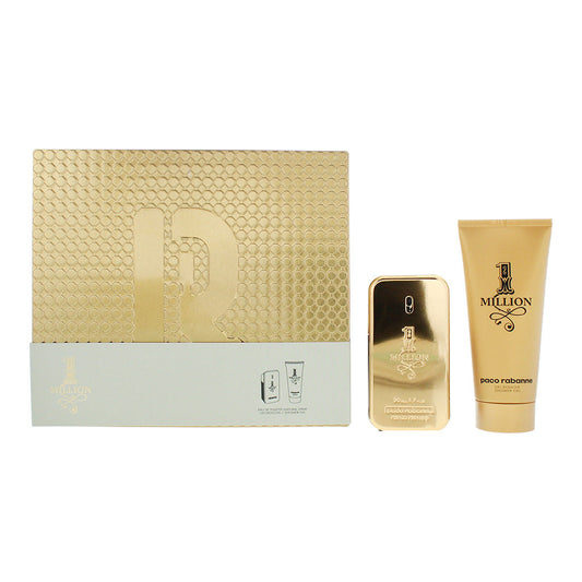 Rabanne 1 Million 2 Piece Gift Set: Eau de Toilette 50ml - Shower Gel 100ml 1 Million