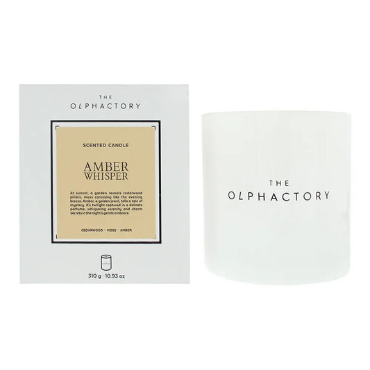 The Olphactory Amber Whisper Candle 310g The Olphactory