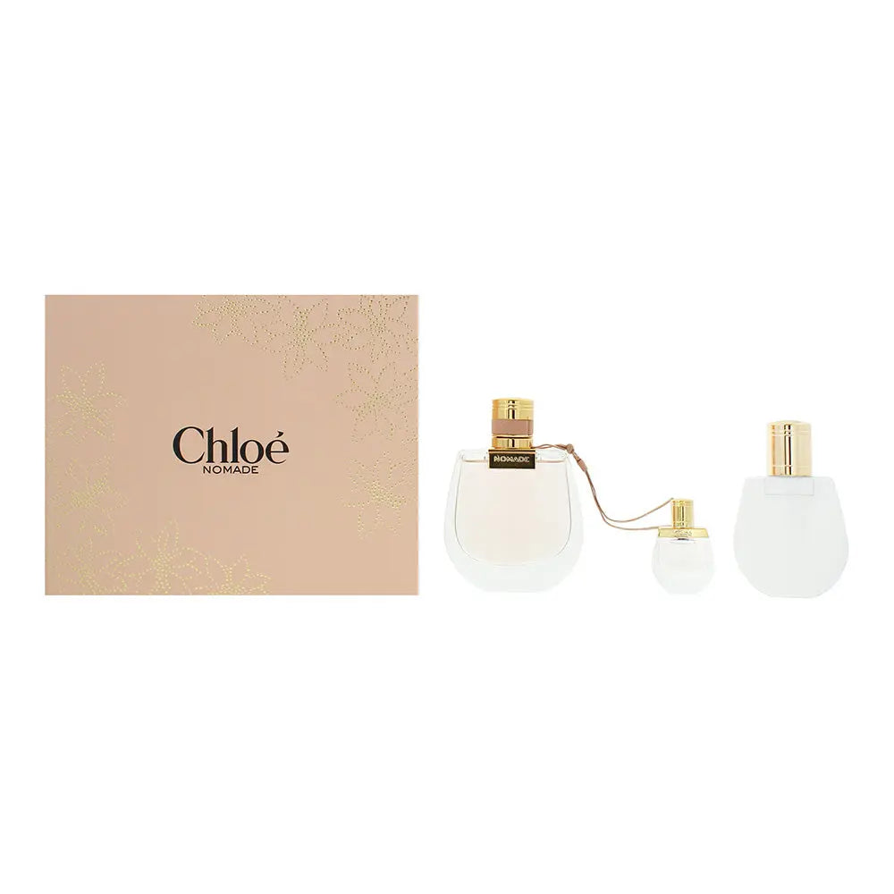 Chloé Nomade 3 Piece Gift Set: Eau de Parfum 75ml - Eau de Parfum 5ml - Body Lot Chloé