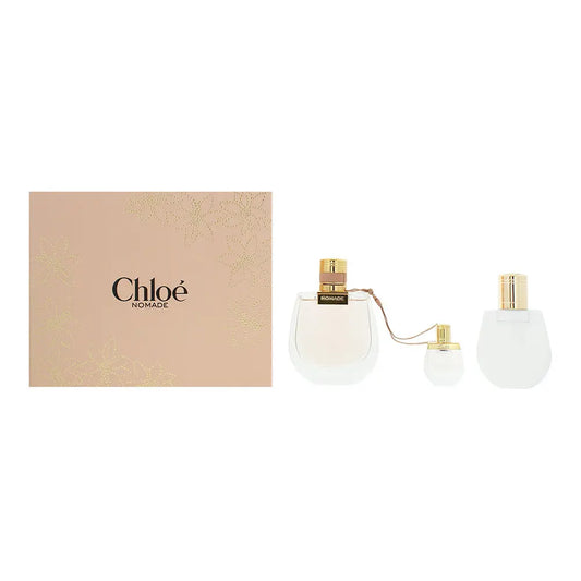 Chloé Nomade 3 Piece Gift Set: Eau de Parfum 75ml - Eau de Parfum 5ml - Body Lot Chloé