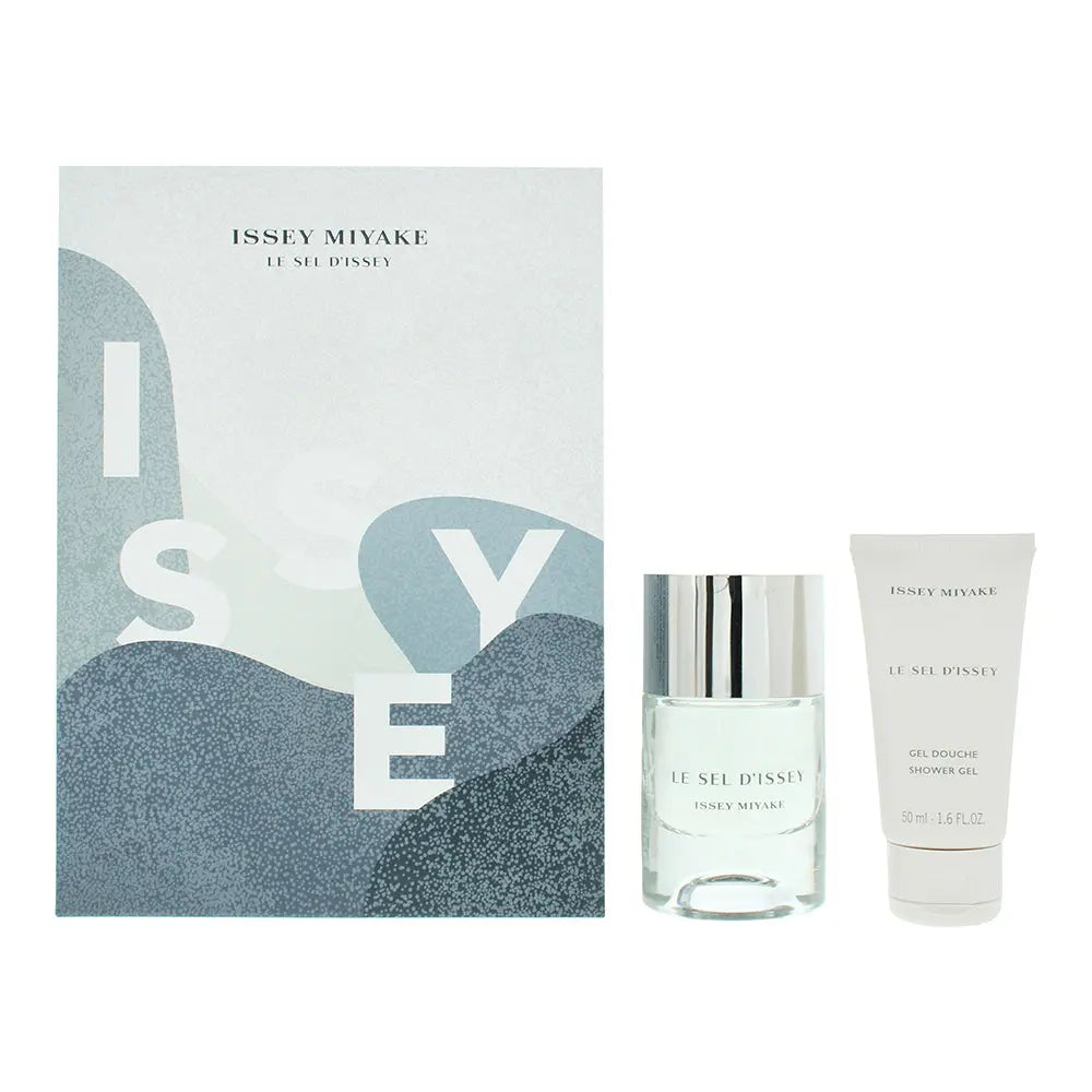Issey Miyake Le Sel D'issey 2 Piece Gift Set: Eau de Toilette 50ml - Shower Gel Issey Miyake