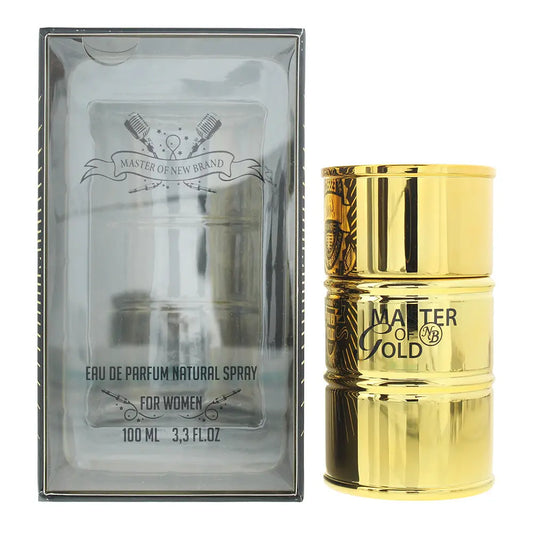 New Brand Master Gold For Women Eau de Parfum 100ml New Brand
