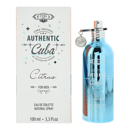 Cuba Authentic Citrus For Men Eau de Toilette 100ml Cuba