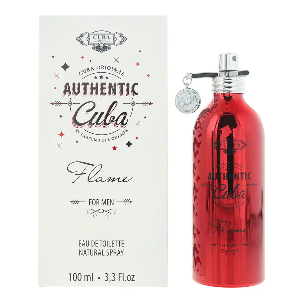 Cuba Authentic Flame For Men Eau de Toilette 100ml Cuba