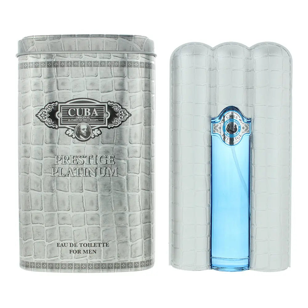 Cuba Prestige Platinum For Men Eau de Toilette 90ml Cuba