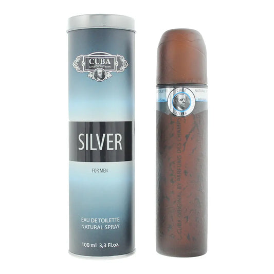 Cuba Silver For Men Eau de Toilette 100ml Cuba