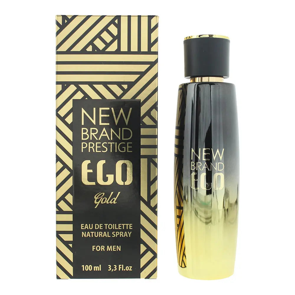 New Brand Ego Gold For Men Eau de Toilette 100ml New Brand