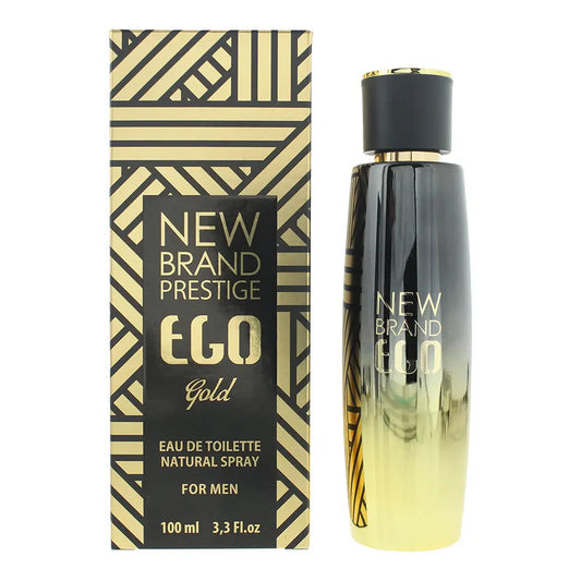 New Brand Ego Gold For Men Eau de Toilette 100ml New Brand