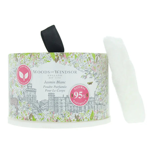 Woods Of Windsor White Jasmine Dusting Body Powder 100g Woods of Windsor