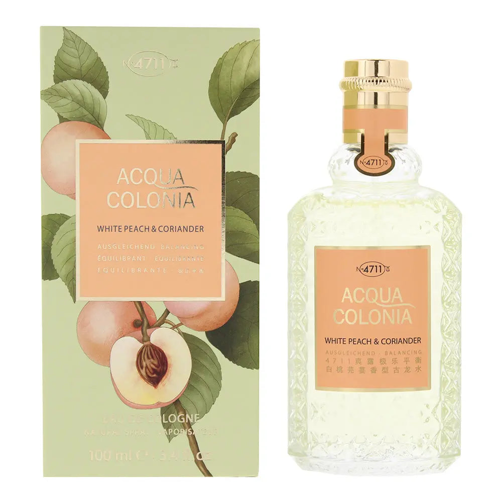 4711 Acqua Colonia White Peach & Coriander Eau de Cologne 100ml 4711