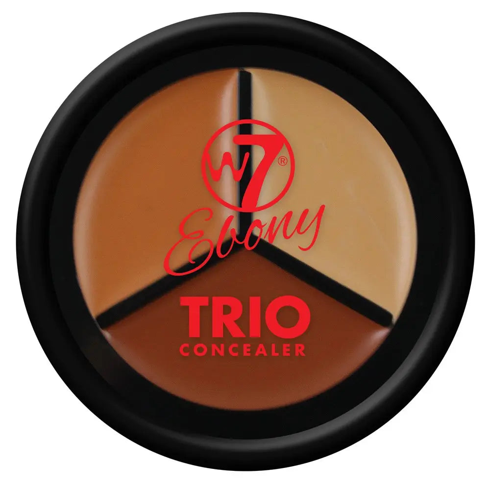 W7 Ebony Trio Concealer 4g