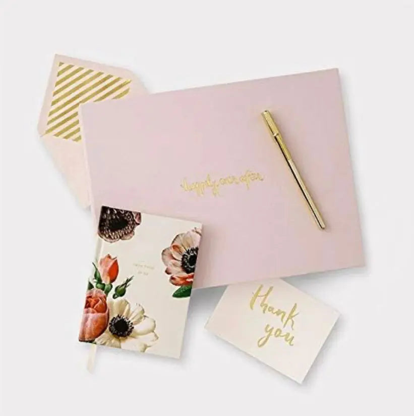 Kate Spade Blushing Floral Bridal Keepsake Thankyou Card Box Kate Spade