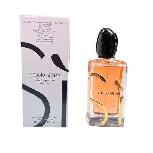 Armani Si Eau de Parfum Intense Refillable Spray 100ml Tester Armani