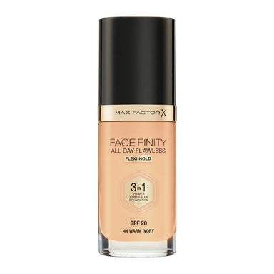 Max Factor Face Finity All Day Flawless 3 In 1 44 Warm Ivory Foundation 30ml Max Factor