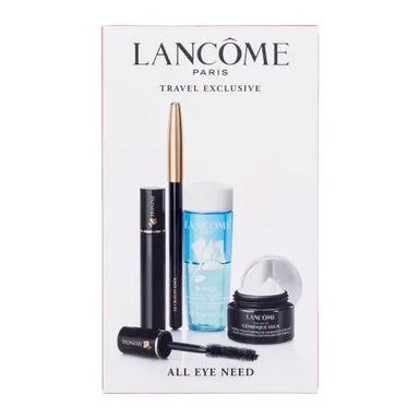 Lancome All Eye Need Set Mascara + Khol Pencil + Cleanser + Eye Cream Lancome