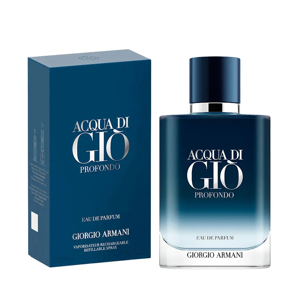 Armani Acqua Di Gio Pour Homme Profondo Eau de Parfum Refillable Spray 100ml The Beauty Store