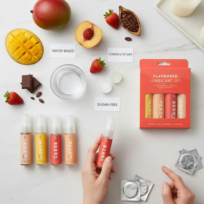 Loving Joy Flavoured Lubricant Set (4 Pack) Loving Joy Lubricants