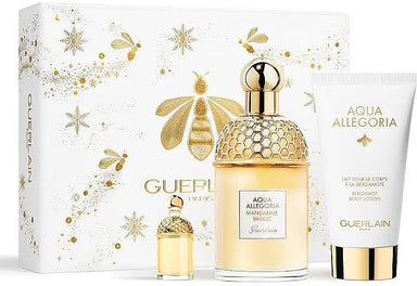 Guerlain Aqua Allegoria Forte Mandarine Basilic Gift Set 125ml EDP + 7.5ml EDP + 75ml Body Lotion Guerlain