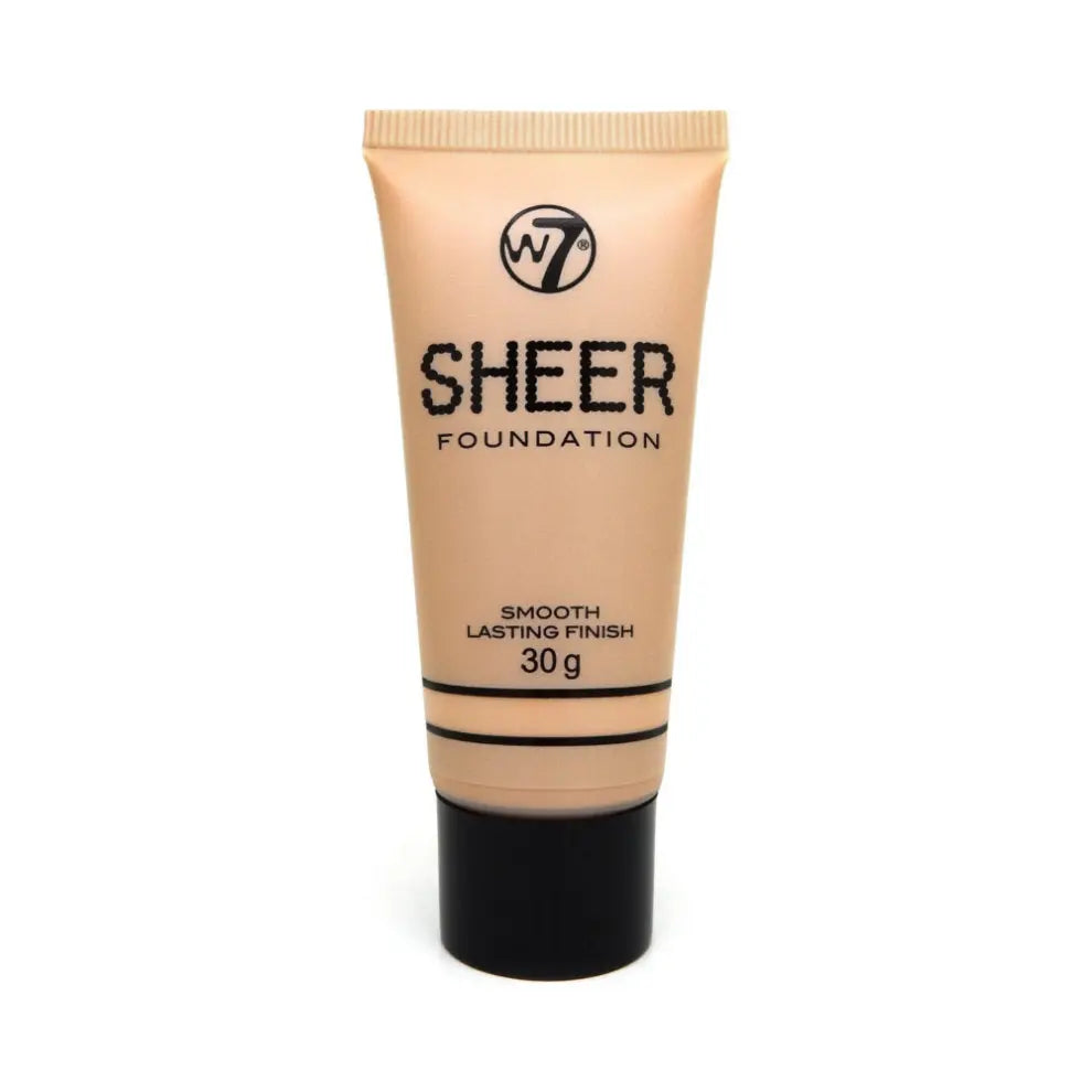 W7 Sheer Foundation Smooth Lasting Finish - Sand 30g W7 Cosmetics